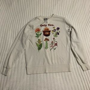 Smokey the Bear pullover sweatshirt